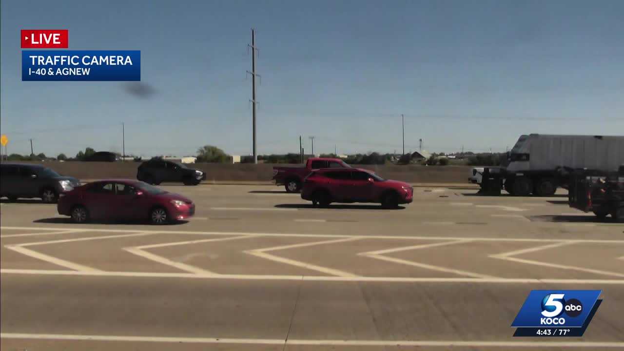 Crash involving truck hauling animal byproduct slows down traffic on westbound I-40