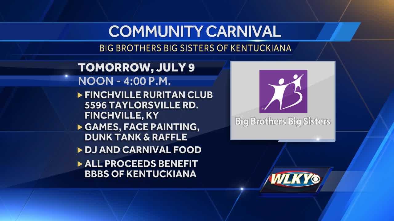 Big Brothers Big Sisters Of Kentuckiana Holding Community Carnival