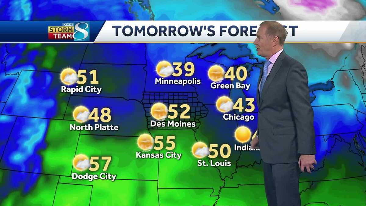 Tuesday's weather feels like fall in central Iowa