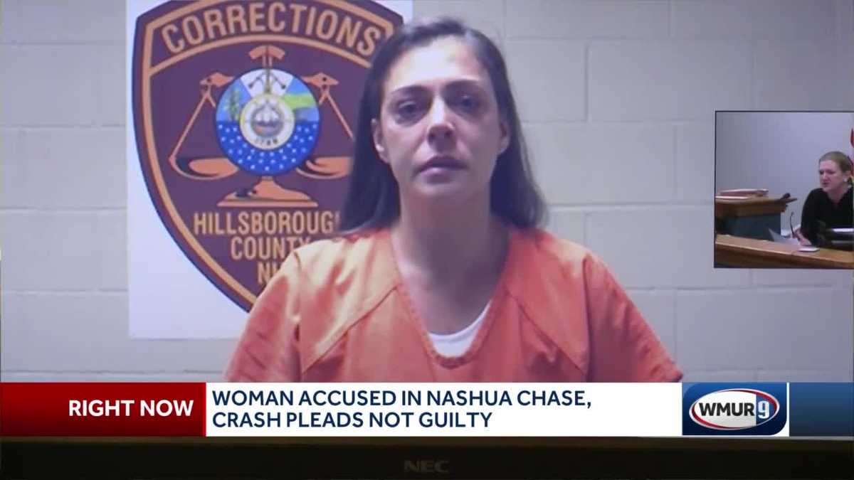 Woman accused in chase, crash pleads not guilty