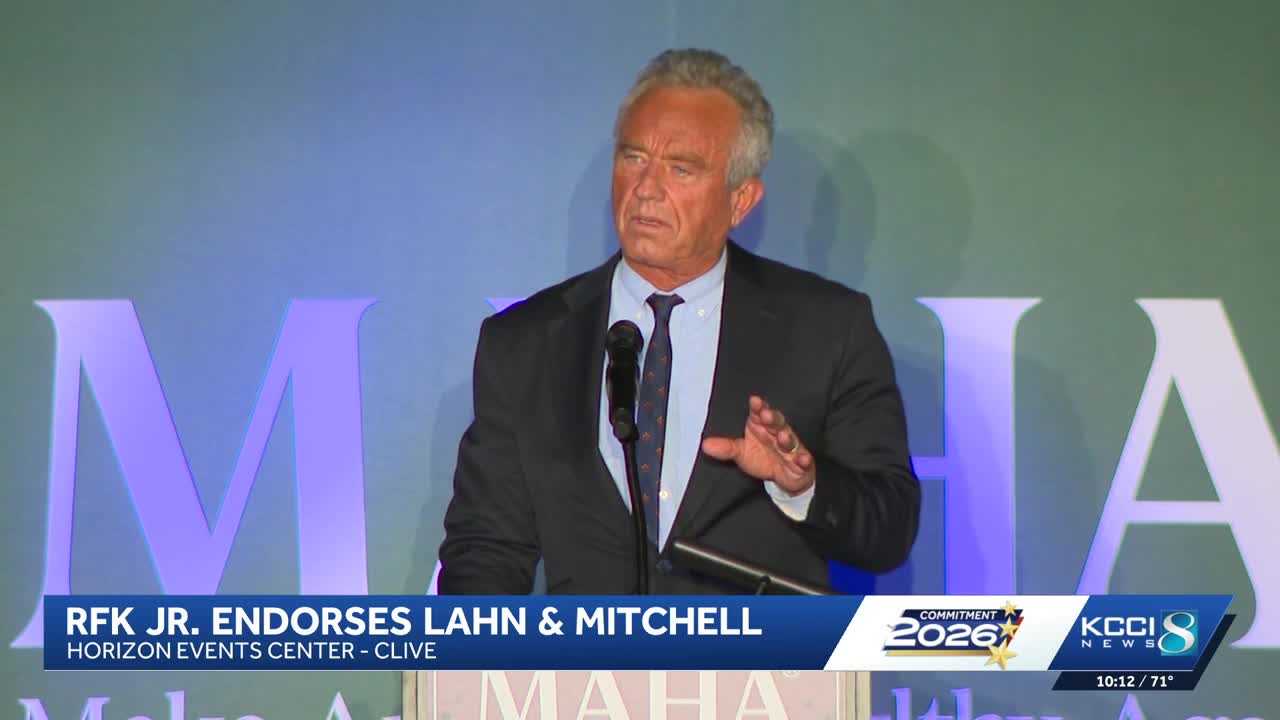 kcci.com - Pepper Purpura - RFK Jr. calls Iowa election 'most important' at rally