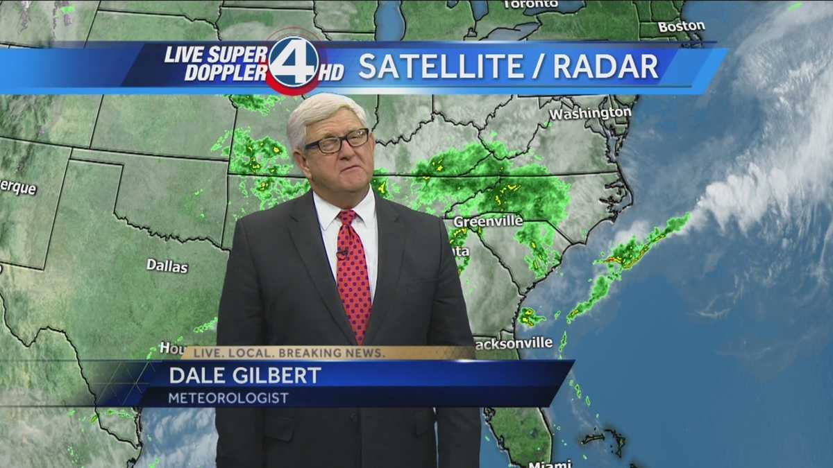 Rain, windy and cooler