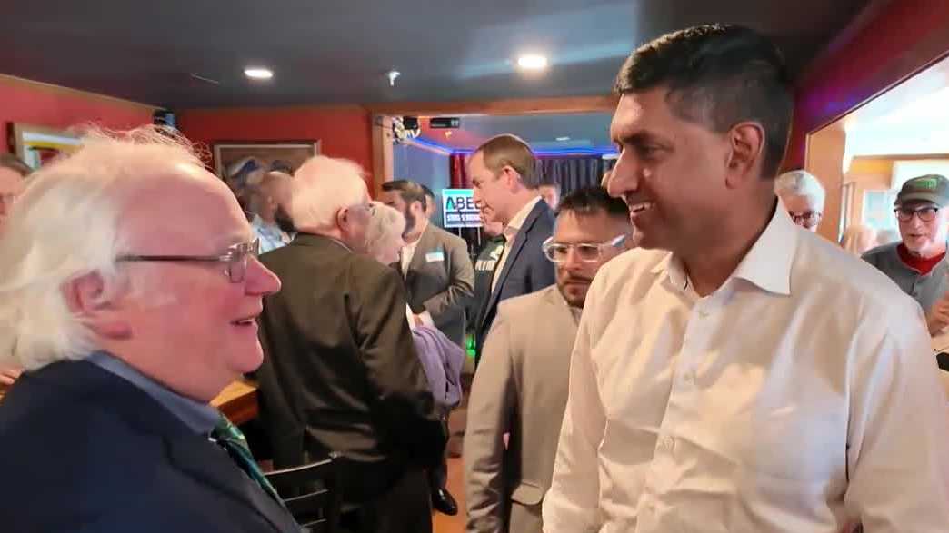 In visit to New Hampshire, US Rep. Khanna urges Democrats to think big on policy