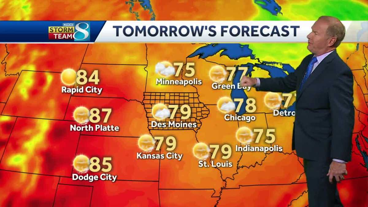 Wednesday conditions mild as temperatures warm