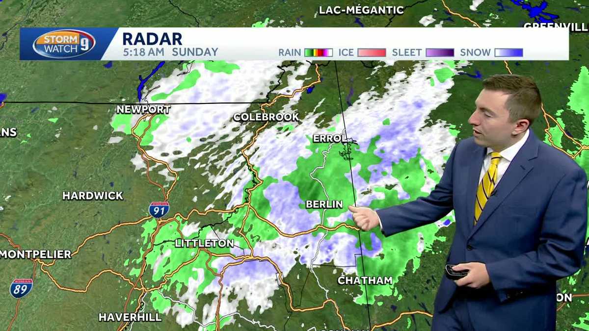 Video: Drier conditions return Sunday