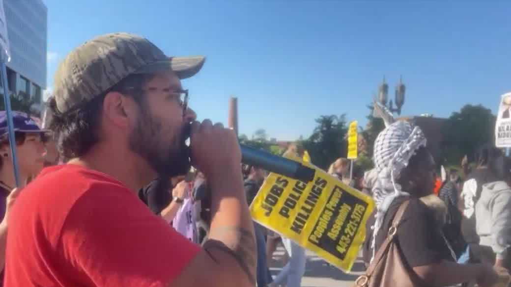 Several May Day protest demonstrations held across Baltimore