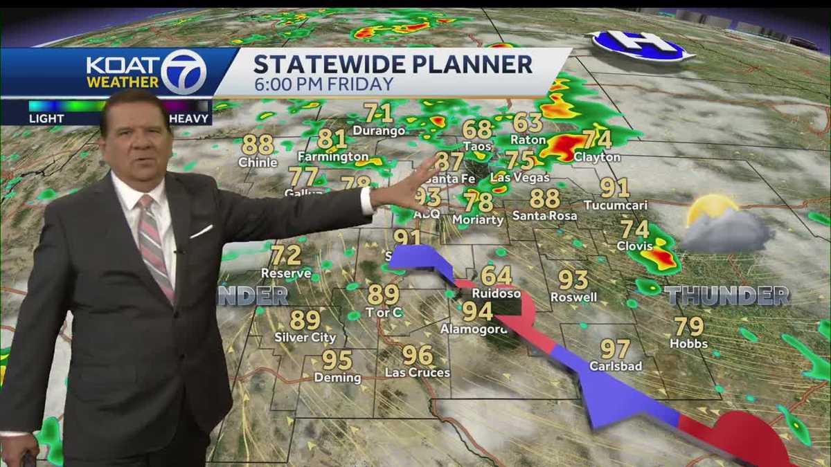 Storms increase for New Mexico as summer heat continues