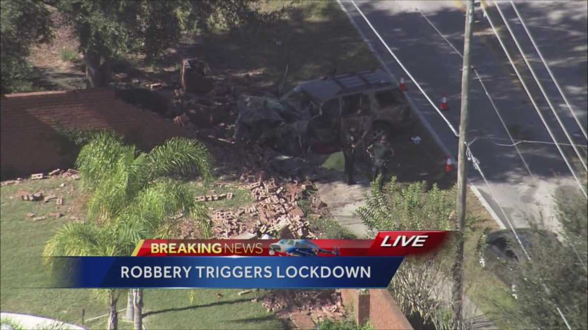 Schools on lockdown as deputies search for suspects