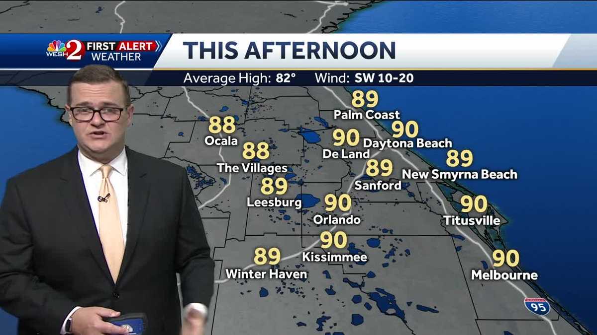 Showers and storms return to Central Florida