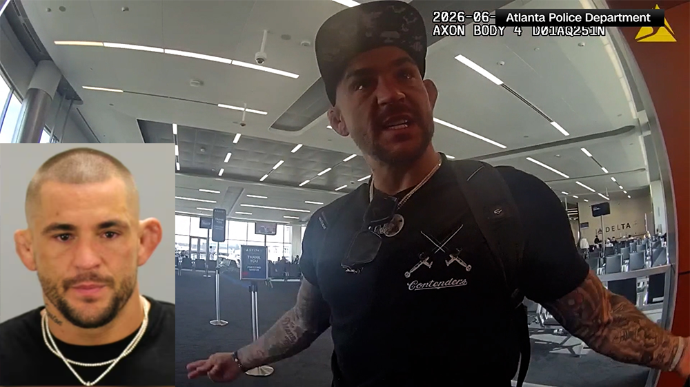 Bodycam video shows what happened leading to arrest of retired UFC fighter at Georgia airport