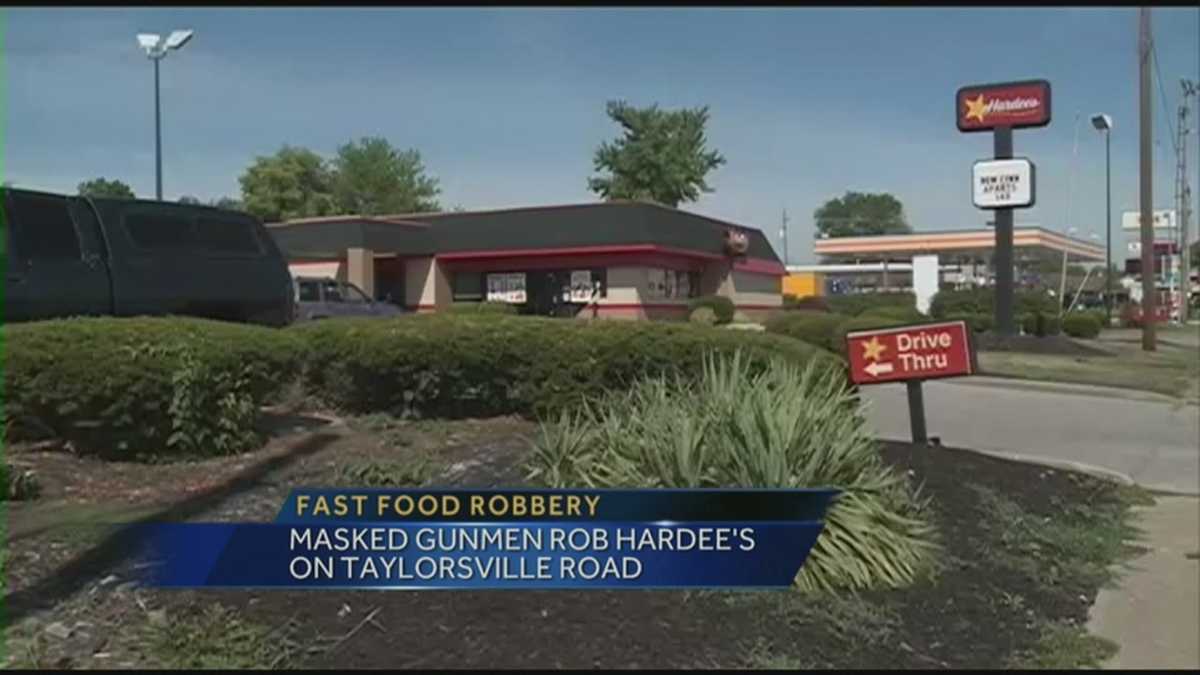 Search underway after masked gunmen rob Hardee's