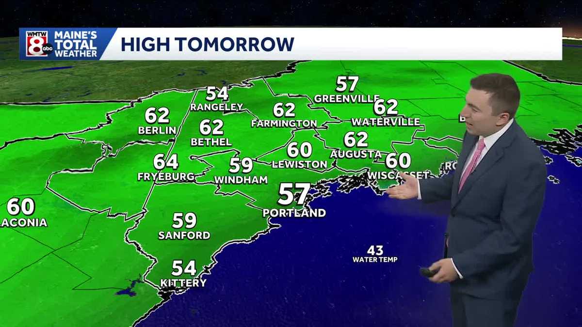 Sunny weekend in Maine as dry stretch continues into early next week