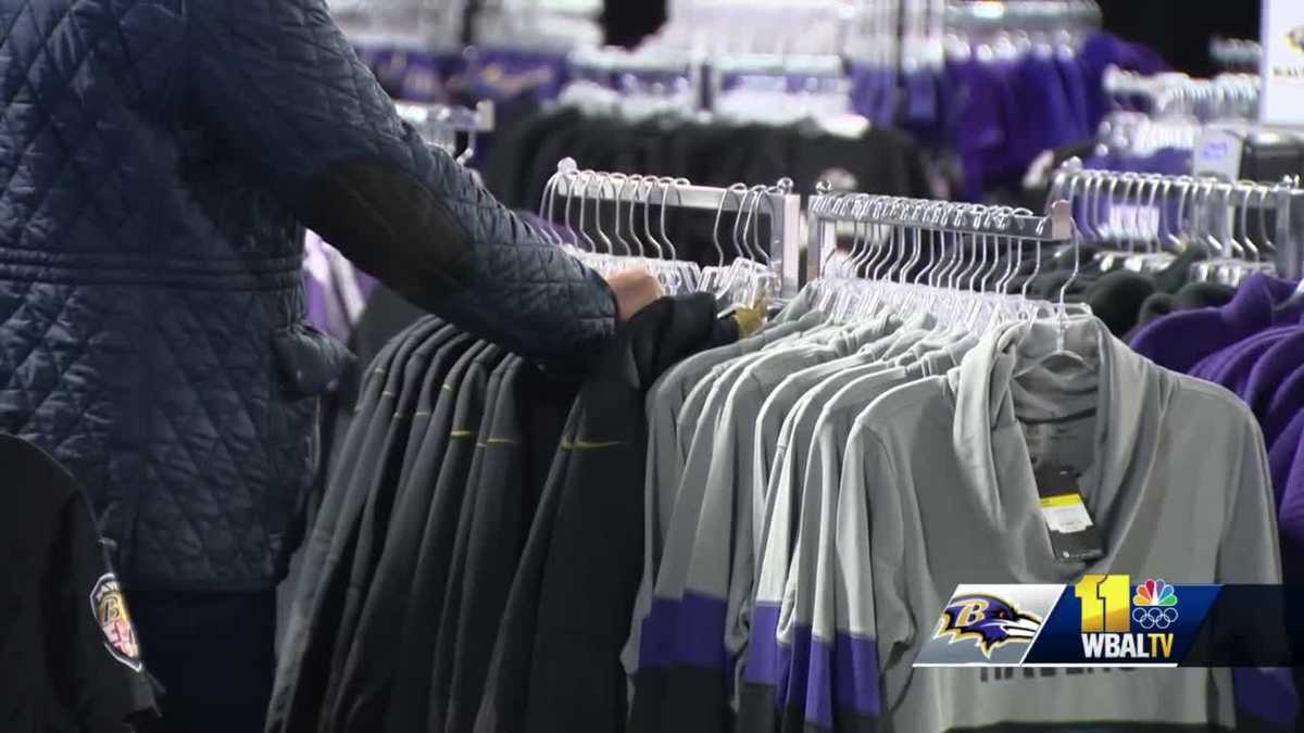 Baltimore Ravens Pop-Up Shop getting the city geared up for playoffs