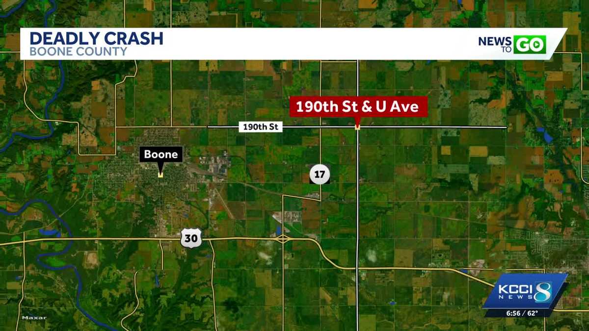Deadly crash: One dead, one injured in Boone County, Iowa - KCCI