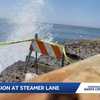 Another cliff collapse at Santa Cruz’s Steamer Lane raises erosion concerns