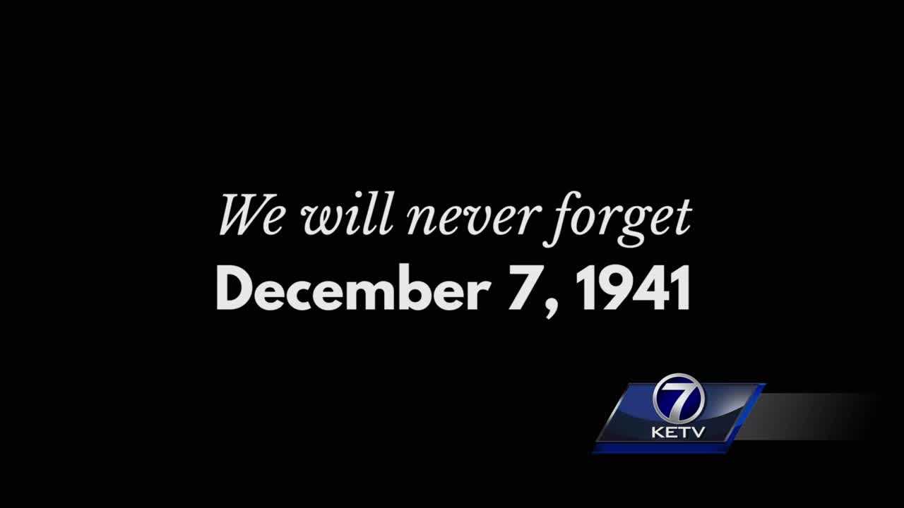 Tribute To Nebraskans Killed In Pearl Harbor