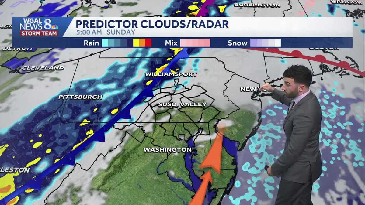 Isol. showers & storms possible; rain early Easter Sunday for south ...