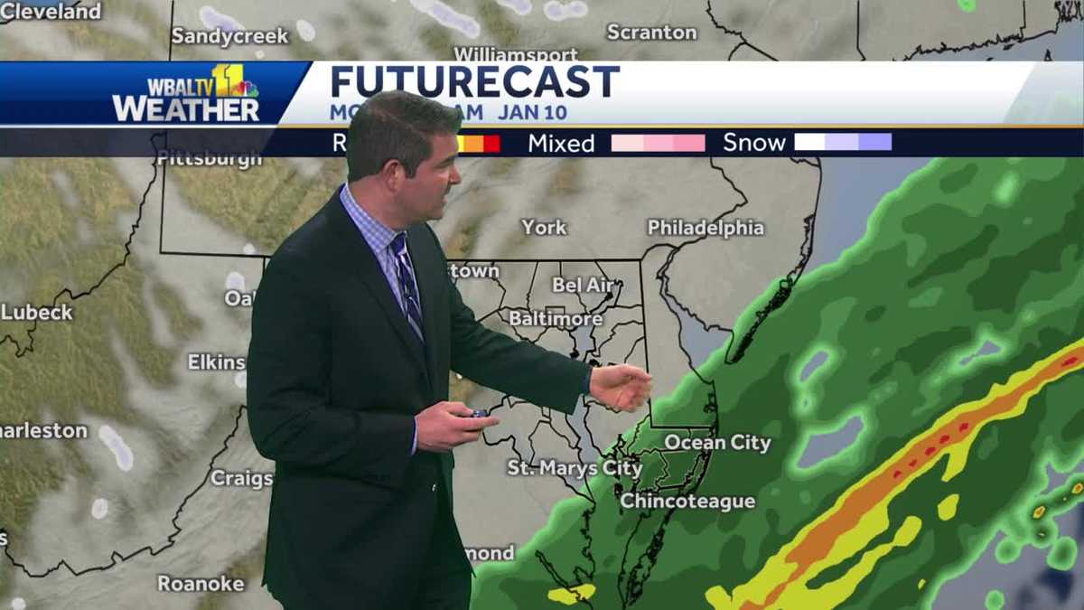 Rain Moves Out; Cold, Windy Day In Store Monday