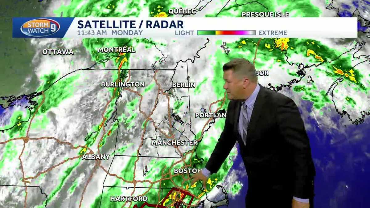 Video: After heavy rain, tracking afternoon storm chances