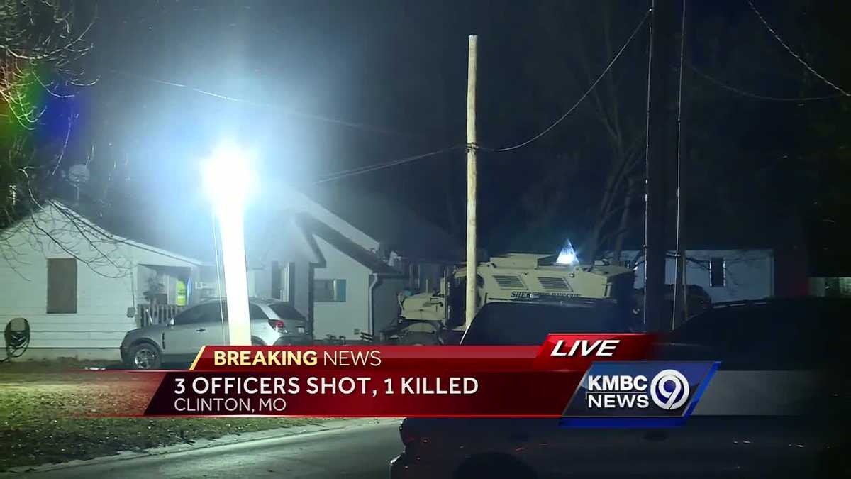 Clinton police officer killed, 2 others wounded while responding to 911