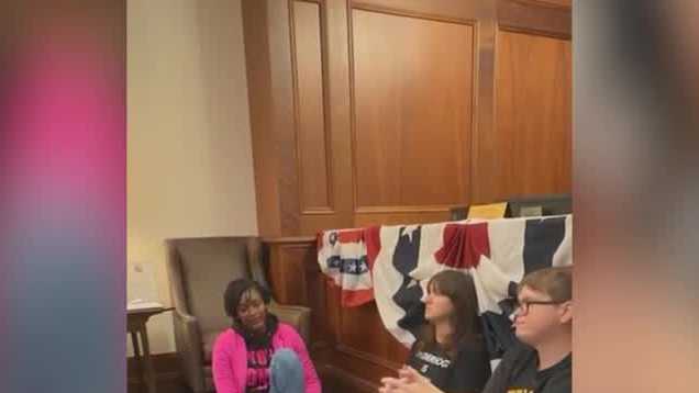 Florida lawmaker arrested during sit-in redistricting protest at governor's office, she says