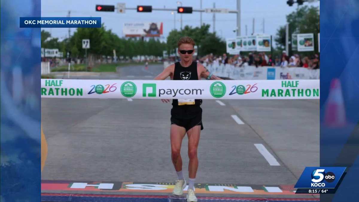 Canadian crosses first during men’s Oklahoma City Memorial Half Marathon