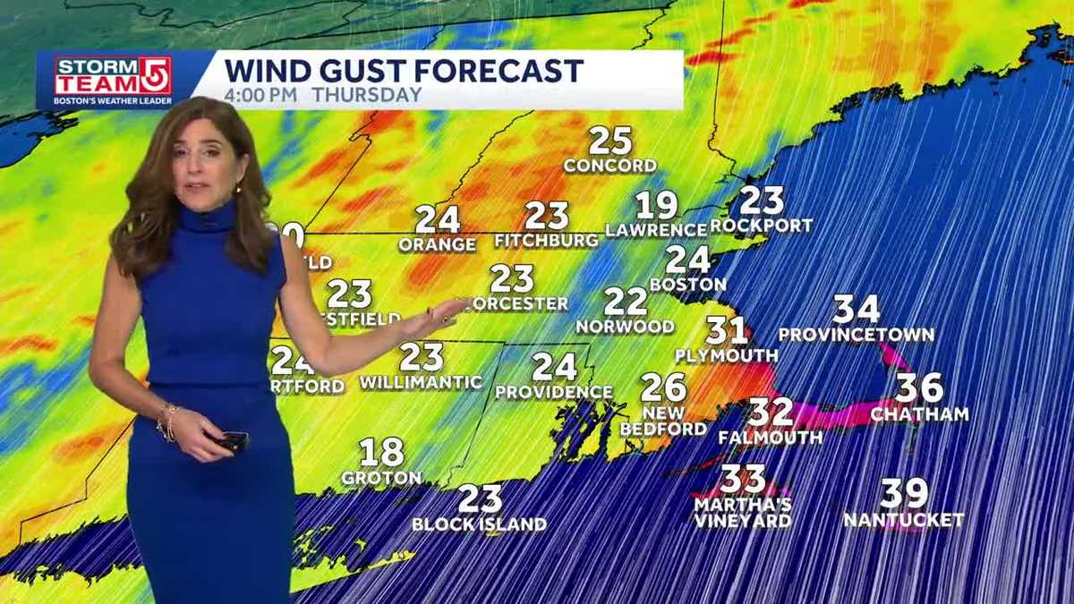  Breezy Thursday, warming trend into Monday
