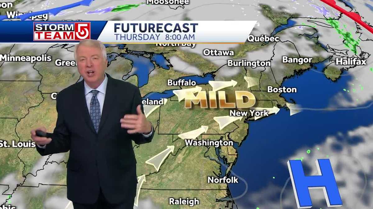 Video: Big warm-up on the way; chance of rain this weekend