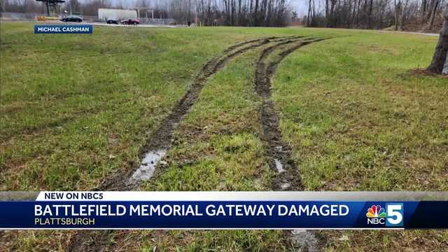 Battlefield Memorial Gateway damaged by reckless driver - Vimarsana News