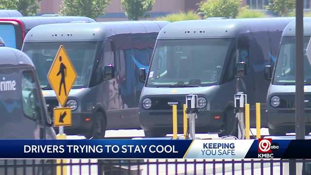 Amazon working to keep Kansas City drivers cool during heat wave - Vimarsana News