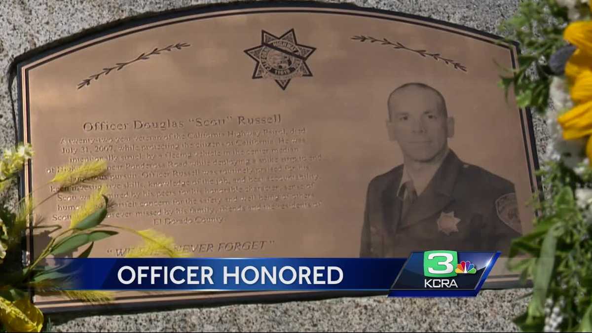 Placerville CHP officer honored 10 years after his death on Hwy. 50