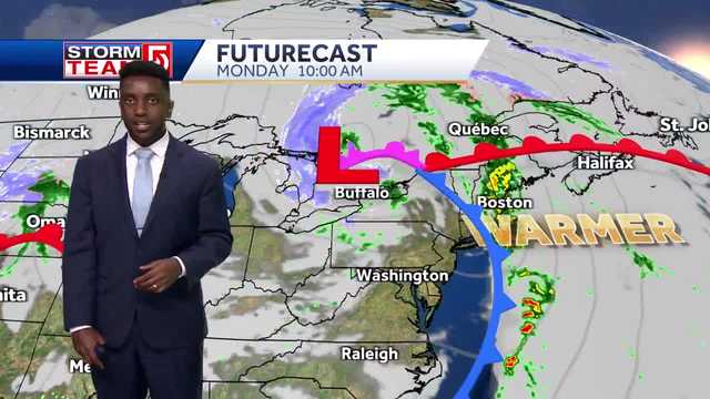 Video: Rainy start affects morning commute Monday