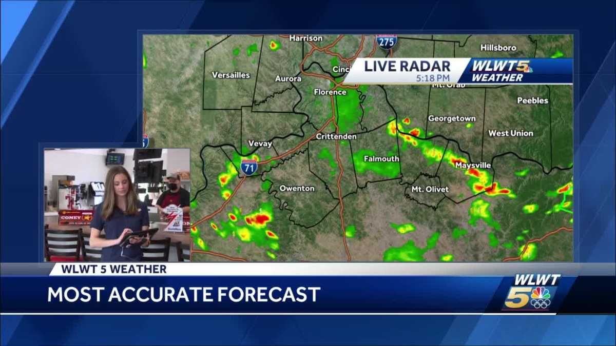 Showers fade this evening