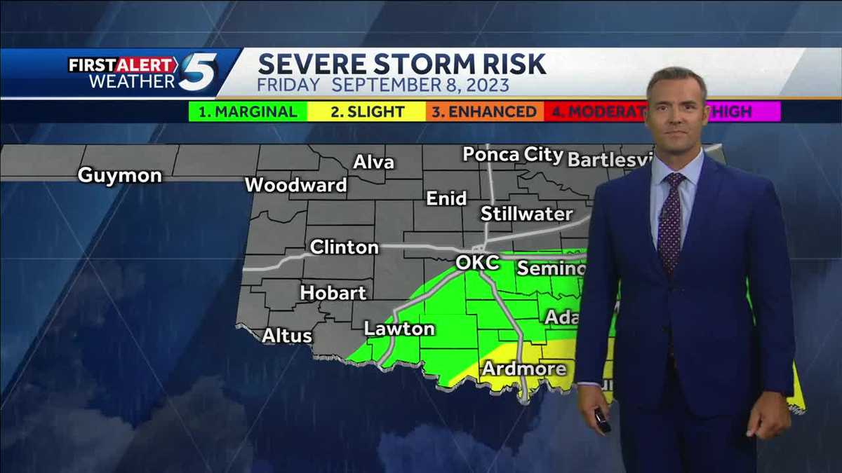 TIMELINE: Oklahoma could see severe storms Friday evening