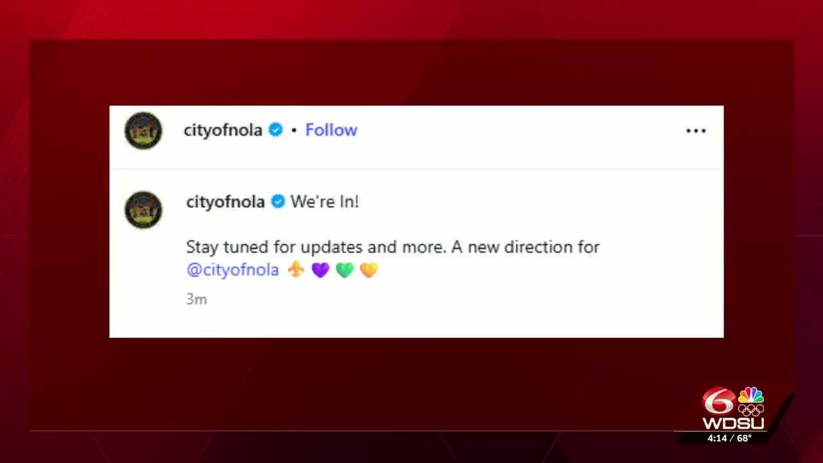 Moreno administration gains access to New Orleans' Instagram account