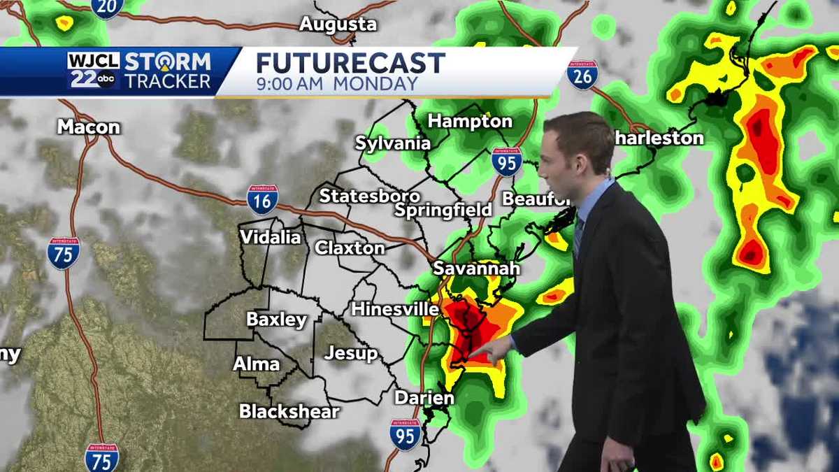Rainy start to the work week for SE Georgia and the Lowcountry