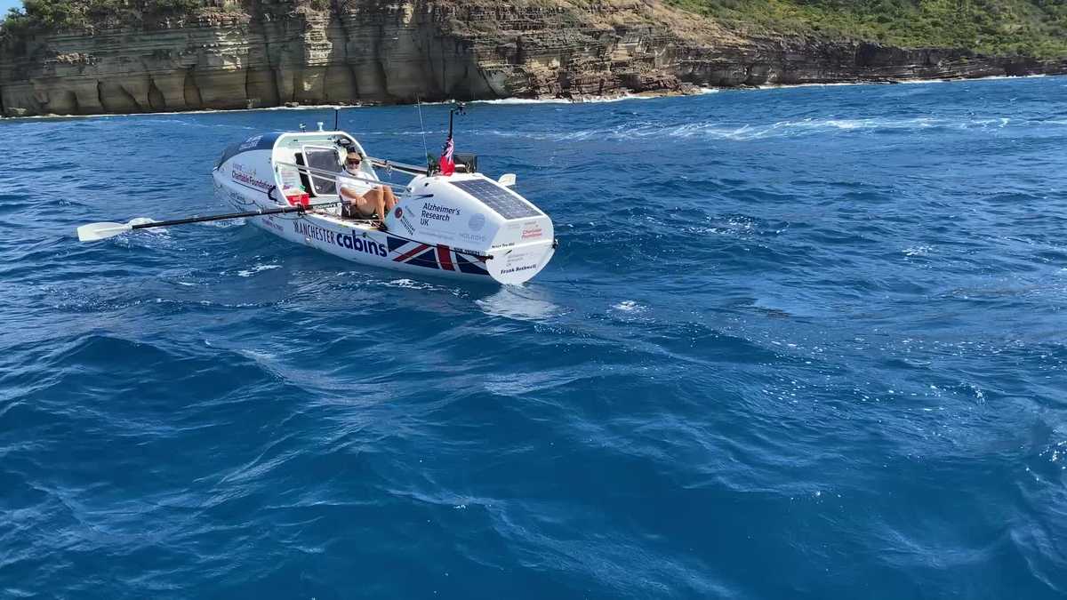 Record-breaking grandfather who rowed Atlantic encourages others to ...