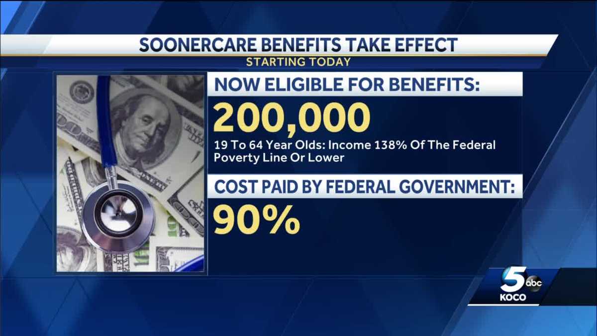 OKLAHOMA MEDICAID SOONERCARE More than 124,000 Oklahomans will see