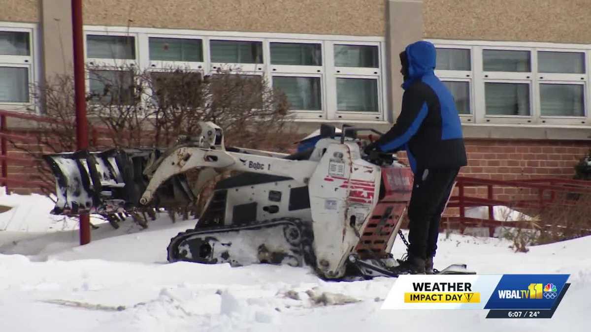 Students enjoy snow, unexpected break as crews work to clear school lots