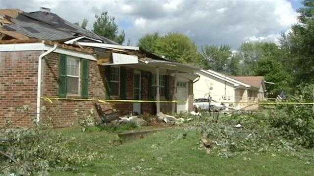 Tornado damages Clermont Co. homes