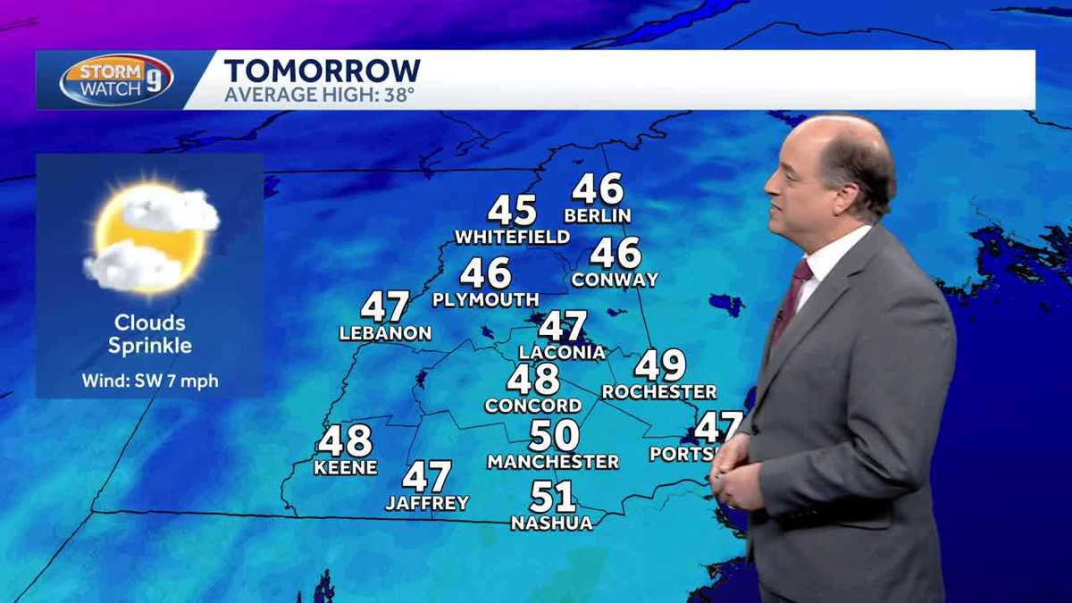 Video: Warmer start to weekend in New Hampshire