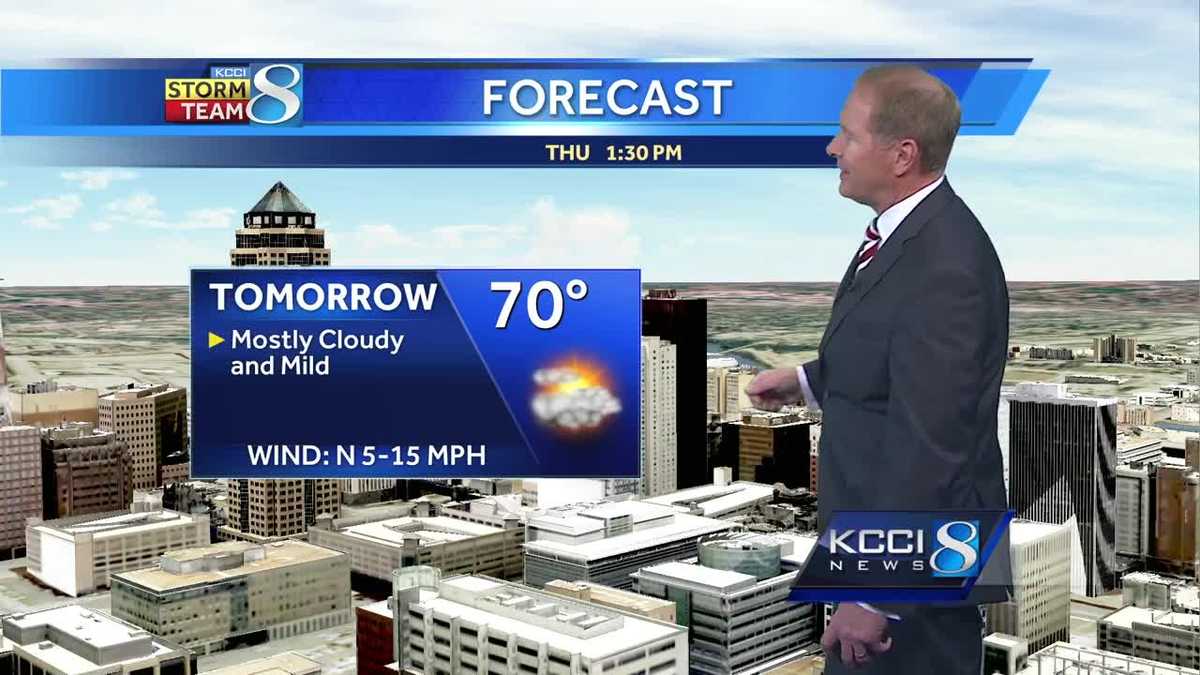 Videocast Warm, dry Thursday ahead