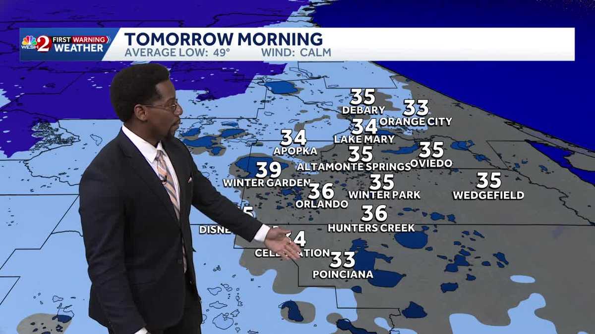 Arctic blast brings freeze warnings, cold weather advisories to Central Florida