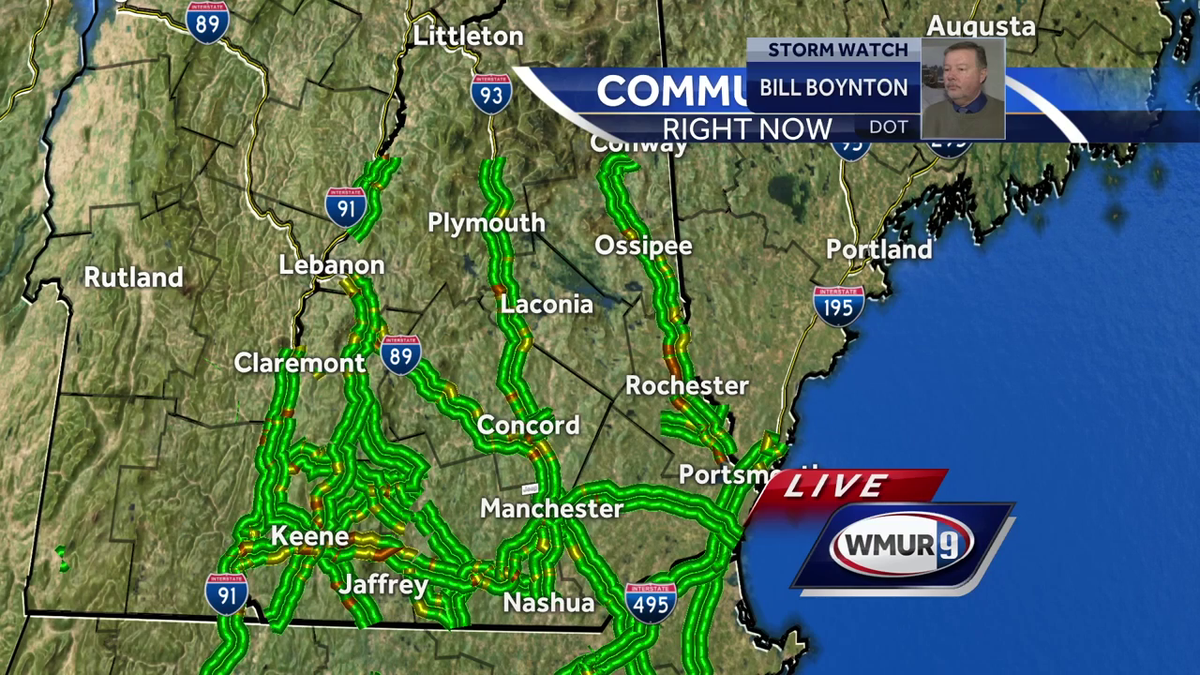 Snowy weather makes for tricky commute