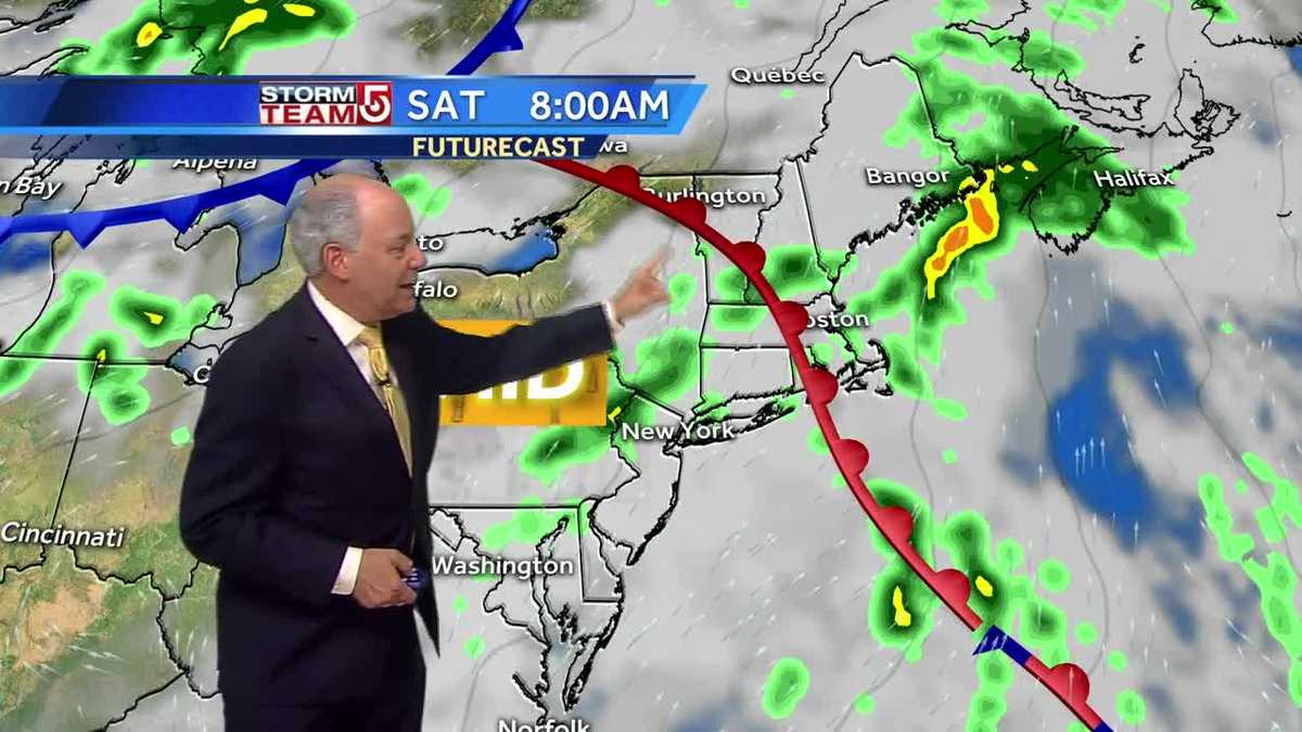 Video: Showers through Saturday morning