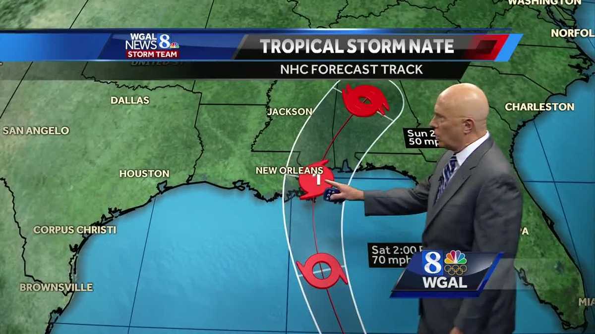 Joe Calhoun tracks Tropical Storm Nate