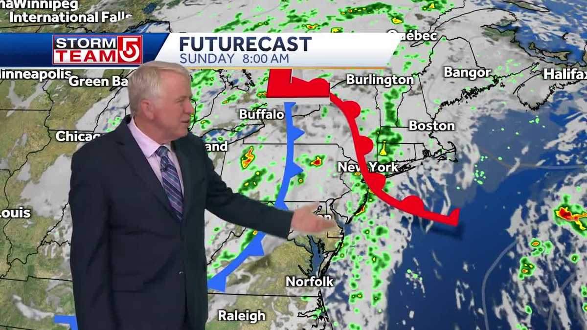 Hazy start to the weekend; showers coming next week