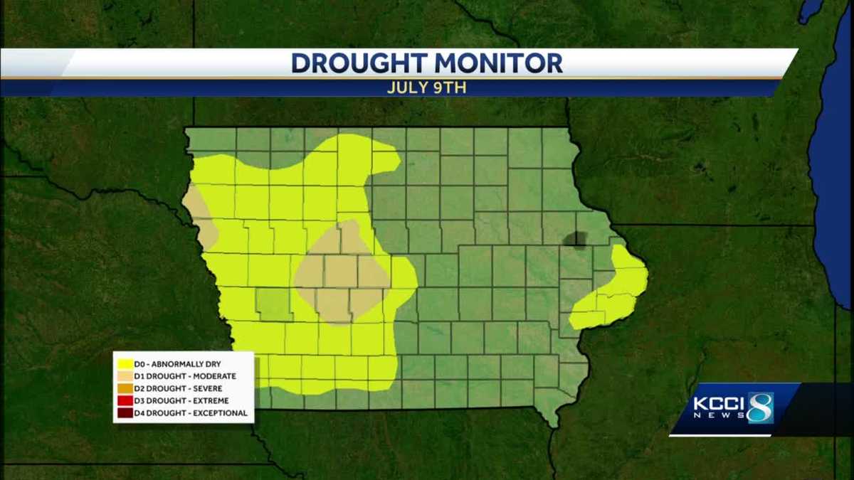 Drought areas grow in Iowa