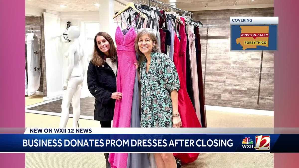 Store donates 90 dresses to help high school students afford prom