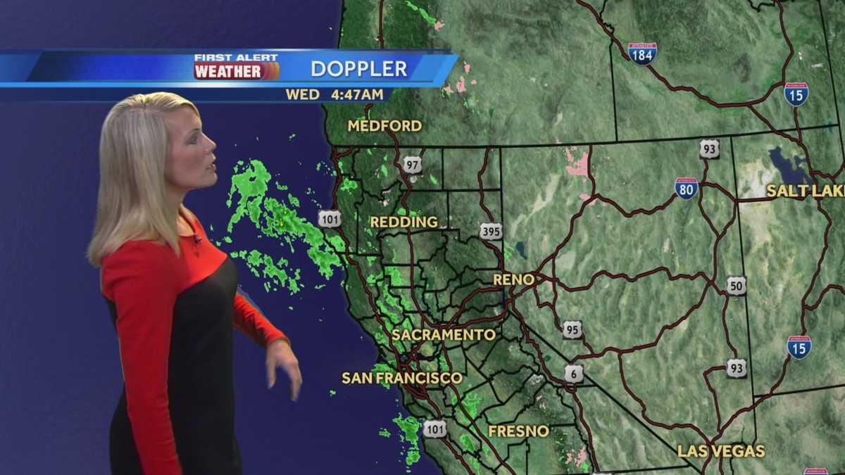 First Alert Weather: Showers head toward Sacramento